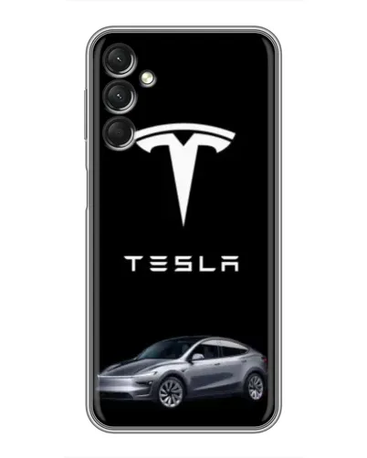 Чехол для Samsung Galaxy A24 с картинкой «Tesla Model Y» Чехол для Samsung Galaxy A24 с картинкой «Tesla Model Y»