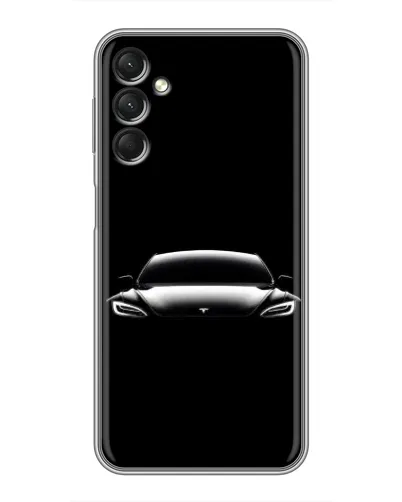 Чехол для Samsung Galaxy A24 с картинкой «Фары Tesla Night» Чехол для Samsung Galaxy A24 с картинкой «Фары Tesla Night»