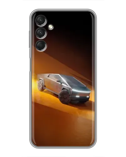 Чехол для Samsung Galaxy A24 с картинкой «Cybertruck в пустыне» Чехол для Samsung Galaxy A24 с картинкой «Cybertruck в пустыне»