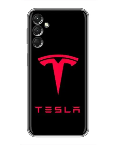 Чехол для Samsung Galaxy A24 с картинкой «Tesla Red Logo» Чехол для Samsung Galaxy A24 с картинкой «Tesla Red Logo»