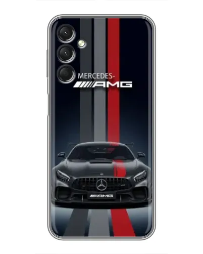 Чохол для Samsung Galaxy A24 з картинкою «Mercedes — білий карбон»