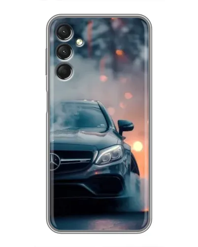 Чохол для Samsung Galaxy A24 з картинкою «Mercedes — нічне місто»