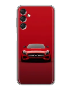 Чехол для Samsung Galaxy A24 с картинкой «Красный Mercedes AMG»