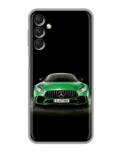 Чохол для Samsung Galaxy A24 з картинкою «Mercedes — неоновий лого»