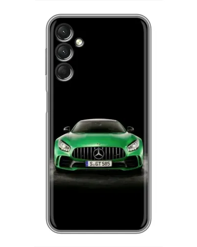 Чохол для Samsung Galaxy A24 з картинкою «Mercedes — неоновий лого»