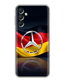 Чохол для Samsung Galaxy A24 з картинкою «Mercedes — прапор Німеччини»