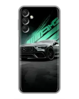 Чохол для Samsung Galaxy A24 з картинкою «Темний Mercedes AMG»