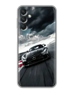 Чохол для Samsung Galaxy A24 з картинкою «Гоночний Mercedes AMG»