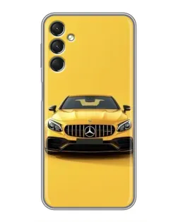 Чохол для Samsung Galaxy A24 з картинкою «Жовтий Mercedes GT»