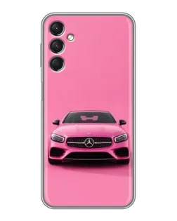 Чохол для Samsung Galaxy A24 з картинкою «Рожевий Mercedes AMG»