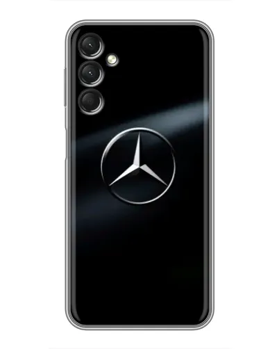 Чохол для Samsung Galaxy A24 з картинкою «Mercedes на металі»