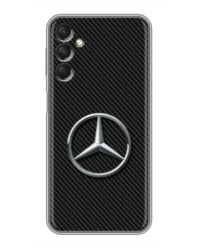 Чохол для Samsung Galaxy A24 з картинкою «Карбоновий Mercedes стиль»