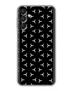 Чехол для Samsung Galaxy A24 с картинкой «Mercedes паттерн звезд»