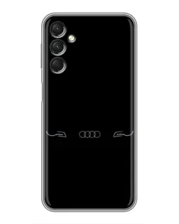 Чехол для Samsung Galaxy A24 с картинкой «Audi — световой подпись»