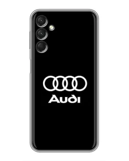 Чехол для Samsung Galaxy A24 с картинкой «Классическое лого Audi»