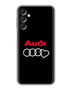 Чехол для Samsung Galaxy A24 с картинкой «Логотип Audi Heart»