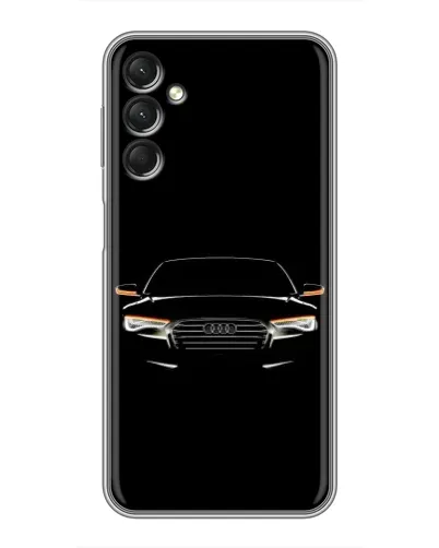 Чехол для Samsung Galaxy A24 с картинкой «Audi — ночной контур» Чехол для Samsung Galaxy A24 с картинкой «Audi — ночной контур»