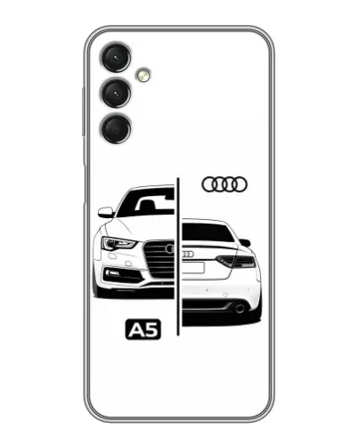 Чехол для Samsung Galaxy A24 с картинкой «Audi — контрастный дизайн» Чехол для Samsung Galaxy A24 с картинкой «Audi — контрастный дизайн»