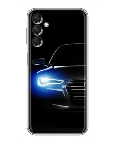 Чехол для Samsung Galaxy A24 с картинкой «Неоновый взгляд Audi» Чехол для Samsung Galaxy A24 с картинкой «Неоновый взгляд Audi»