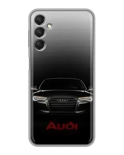 Чехол для Samsung Galaxy A24 с картинкой «Audi — градиентный контур»