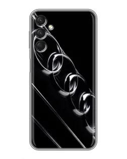 Чехол для Samsung Galaxy A24 с картинкой «Audi — абстрактные кольца»