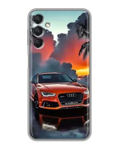 Чехол для Samsung Galaxy A24 с картинкой «Audi — закат» Чехол для Samsung Galaxy A24 с картинкой «Audi — закат»