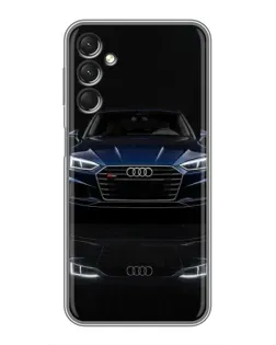 Чехол для Samsung Galaxy A24 с картинкой «Audi — ночное отражение»
