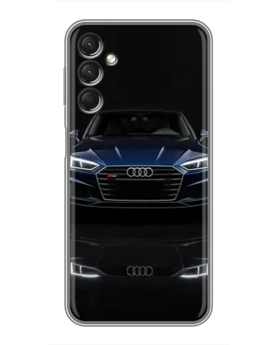 Чехол для Samsung Galaxy A24 с картинкой «Audi — ночное отражение» Чехол для Samsung Galaxy A24 с картинкой «Audi — ночное отражение»