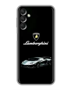 Чехол для Samsung Galaxy A24 с картинкой «Логотип Lamborghini классика»