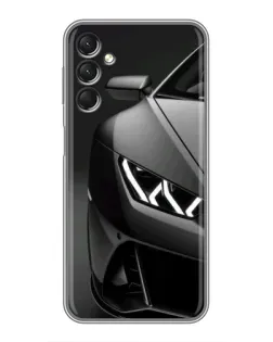 Чехол для Samsung Galaxy A24 с картинкой «Lamborghini фары детализация»