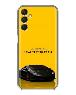 Чехол для Samsung Galaxy A24 с картинкой «Lamborghini Huracan черный»