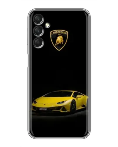 Чехол для Samsung Galaxy A24 с картинкой «Lamborghini желтый акцент» Чехол для Samsung Galaxy A24 с картинкой «Lamborghini желтый акцент»