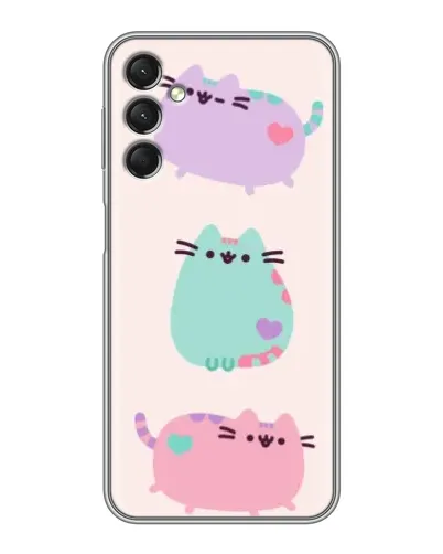 Чехол для Samsung Galaxy A24 с картинкой «Pusheen трио» Чехол для Samsung Galaxy A24 с картинкой «Pusheen трио»