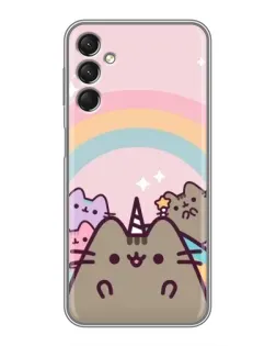 Чехол для Samsung Galaxy A24 с картинкой «Единорог Pusheen»