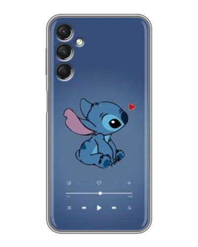 Чехол для Samsung Galaxy A24 с картинкой «Музыкальный Stitch»