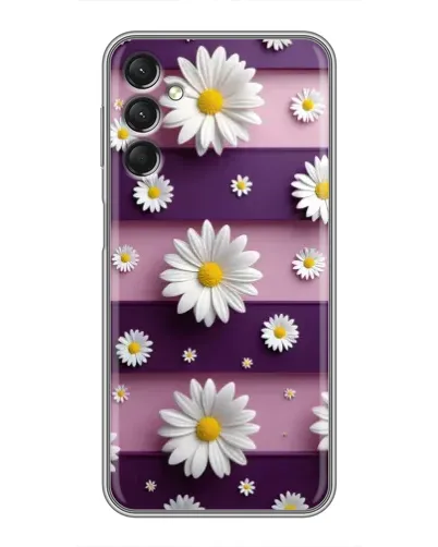 Чехол для Samsung Galaxy A24 с картинкой «Ромашки на фиолетовом» Чехол для Samsung Galaxy A24 с картинкой «Ромашки на фиолетовом»