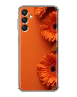 Чехол для Samsung Galaxy A24 с картинкой «Оранжевые герберы» Чехол для Samsung Galaxy A24 с картинкой «Оранжевые герберы»