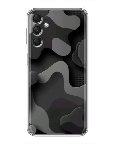 Чехол для Samsung Galaxy A24 с картинкой «Темный абстрактный камуфляж»