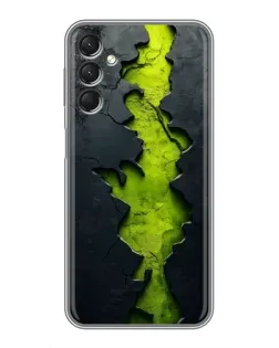 Чехол для Samsung Galaxy A24 с картинкой «Салатовый разлом скалы» Чехол для Samsung Galaxy A24 с картинкой «Салатовый разлом скалы»