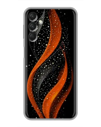 Чехол для Samsung Galaxy A24 с картинкой «Огненная звездная волна»
