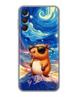 Чехол для Samsung Galaxy A24 с картинкой «Капибара Ван Гога»