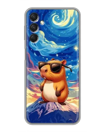 Чехол для Samsung Galaxy A24 с картинкой «Капибара Ван Гога»