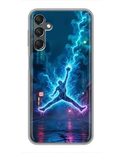 Чехол для Samsung Galaxy A25 (A256) с картинкой «Jordan Gold Jumpman»