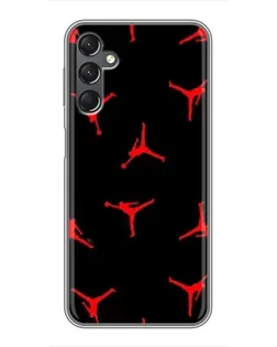 Чехол для Samsung Galaxy A25 (A256) с картинкой «Jordan Red Pattern»