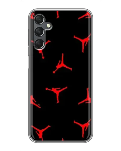 Чехол для Samsung Galaxy A25 (A256) с картинкой «Jordan Red Pattern» Чехол для Samsung Galaxy A25 (A256) с картинкой «Jordan Red Pattern»