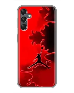 Чехол для Samsung Galaxy A25 (A256) с картинкой «Jordan Red Smoke»