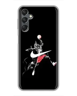 Чехол для Samsung Galaxy A25 (A256) с картинкой «Jordan Jumpman»