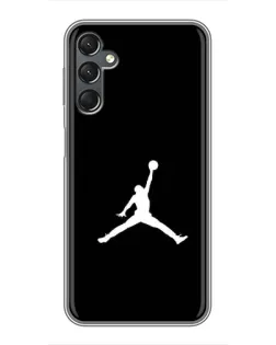Чехол для Samsung Galaxy A25 (A256) с картинкой «Jordan Silhouette»