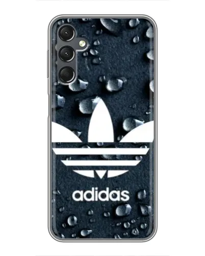 Чехол для Samsung Galaxy A25 (A256) с картинкой «Adidas Trefoil Blue»