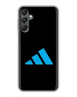 Чехол для Samsung Galaxy A25 (A256) с картинкой «Adidas Cyan Logo»